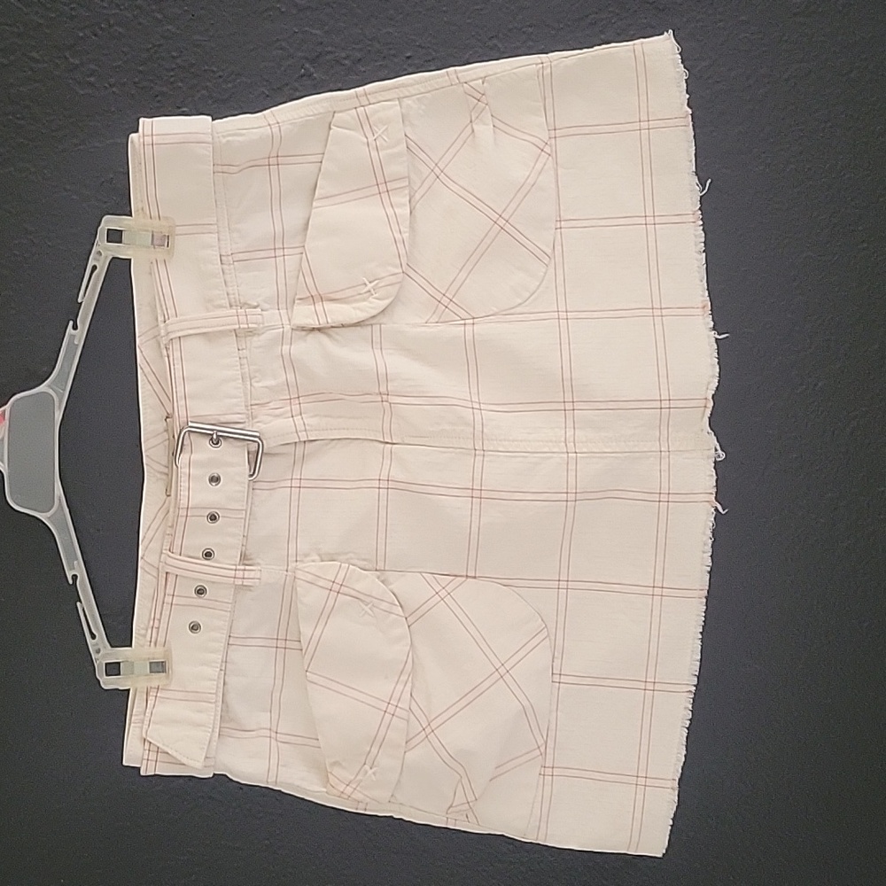 Free People Plaid Mini Skirt